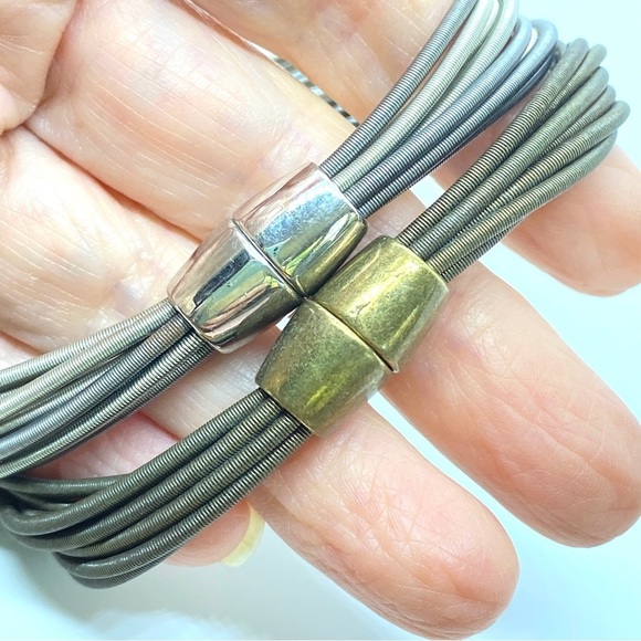 Cord Bracelet Pair or Necklace With Magnet Clasp - Picture 2 of 9